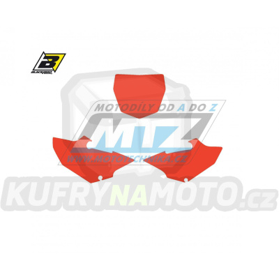 Polepy číslových tabulek (vystřižené) - Yamaha YZ125+YZ250 / 15-21 - barva červená