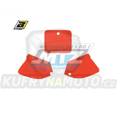 Polepy číslových tabulek (vystřižené) - Suzuki RM125+RM250 / 94-95 - barva červená