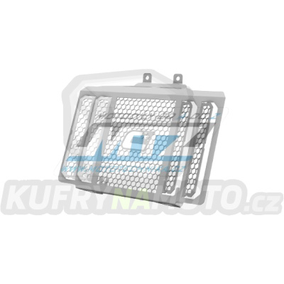 Kryty chladičů ocelové Dual Sport - Moto Morini X-Cape 649 / 22-23 - barva stříbrná (Brushed Steel)