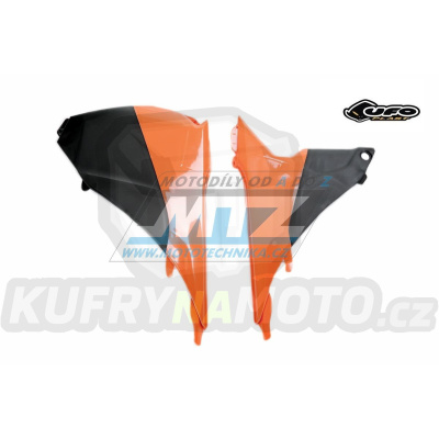 Kryty air-boxu KTM 125SX+150SX / 13-15 + 250SX / 13-16 + 250SXF+350SXF+450SXF / 13-15 - barva oranžovo-černá