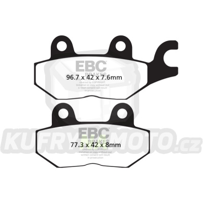 Brzdové destičky EBC FA215HH