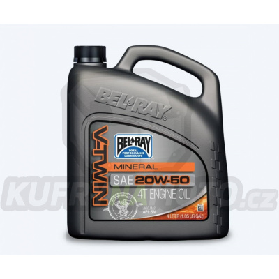 Motorový olej Bel-Ray V-TWIN MINERAL 20W-50 4 l