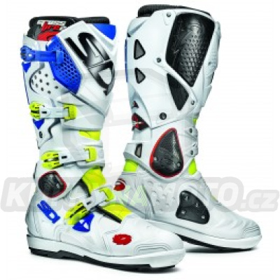 Boty Sidi CROSSFIRE 2 SRS yellow fluo/white/blue