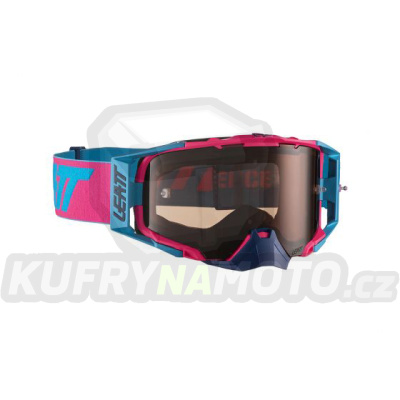 LEATT  brýle VELOCITY 6.5 GOGGLE PINK/CYAN ROSE UC barva růžová/modrá