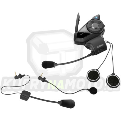 SENA 30K-01D interkom handsfree headset moto 30K MESH BLUETOOTH 4.1 DO 2000M s radiem FM a universálním setem mikrofonů ( 2 sety ) - akce