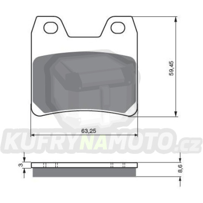 Brzdové destičky Goldfren 222 S3-GF222S3- výprodej
