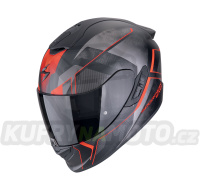Moto přilba SCORPION EXO-1400 EVO II AIR INTENSIO matná černo/červená
