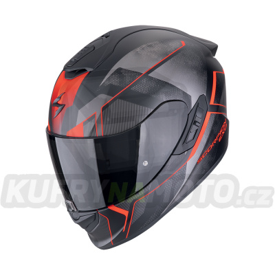 Moto přilba SCORPION EXO-1400 EVO II AIR INTENSIO matná černo/červená