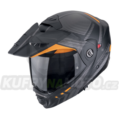 Moto přilba SCORPION ADX-2 LEWIS matná černo/oranžová