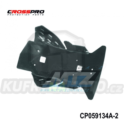 Kryt pod motor plastový DTC Engine Guard - Sherco SEF250+SEF300R / 15-18 (barva černá)