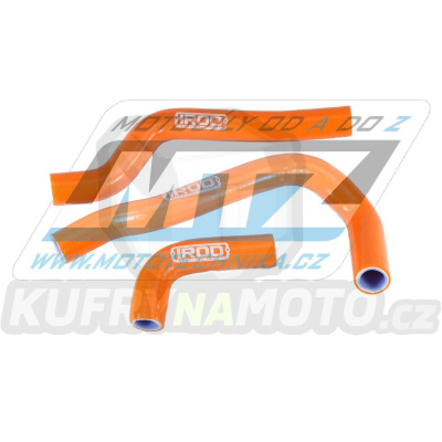 Hadice chladiče KTM 65SX / 02-08 - oranžové (sada 3ks)