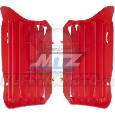 Mřížky chladiče - Honda CRF450R / 21-25 + CRF250R / 22-25 + CRF450RX+CRF250RX - barva červená