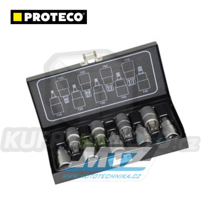 Sada hlavic Gola 1/2&quot; TRX zástrčné - Proteco