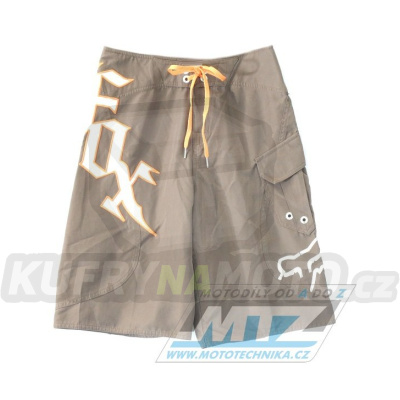Kraťasy Fox Stacked Boardshort - hnědé - velikost 28