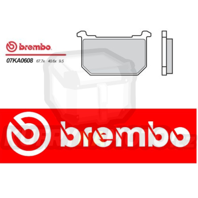 Brzdové destičky Brembo KAWASAKI Z L3 750 r.v. Od 83 -  směs Originál Přední
