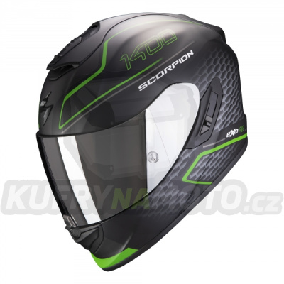 Moto přilba SCORPION EXO-1400 AIR GALAXY matná zelená