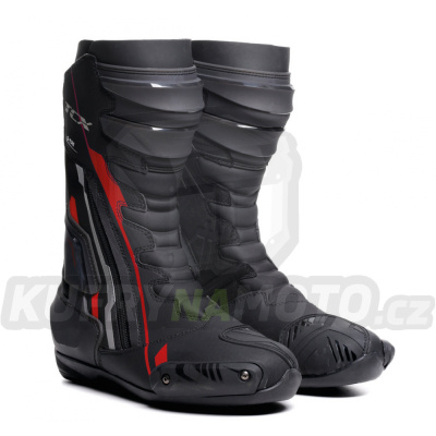 Moto boty TCX S-TR1 černo/červeno/bílé