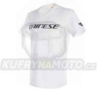 Triko DAINESE LOGO bílo/černé