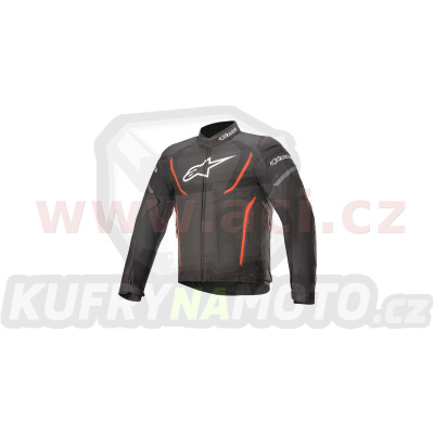 bunda T-JAWS V3 WATERPROOF, ALPINESTARS (černá/červená fluo) 2022
