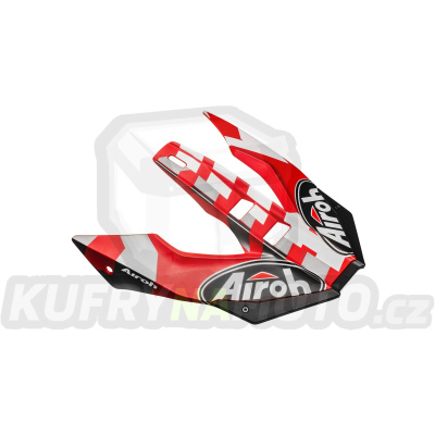náhradní kšilt pro přilby TWIST 2.0 Frame, AIROH (matná červená)