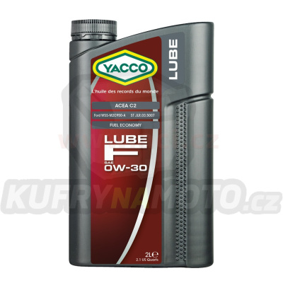 Motorový olej YACCO LUBE F 0W30, 2 L