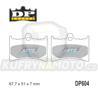 Destičky brzdové DP Brakes DP604 - směs Premium OEM Sinter