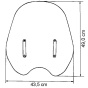 MRA plexi UNI Custom čiré CU 4025066949960,4025066111268