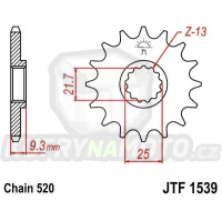Řetězové kolečko JT JTF 1539-16 16 zubů
