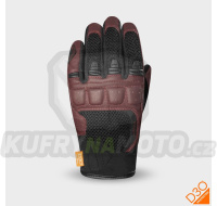 rukavice RONIN, RACER, dámské (černá/červená burgundy)