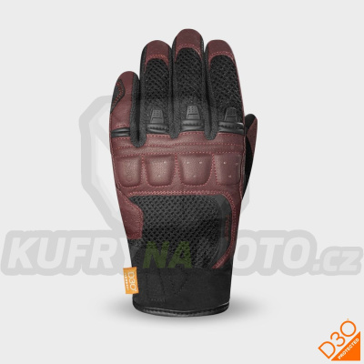 rukavice RONIN, RACER, dámské (černá/červená burgundy)