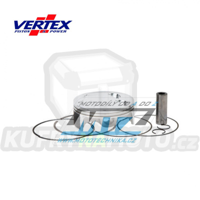 Pístní sada Yamaha YZF450 / 03-09 + WRF450 / 03-15 (490cc) - vrtání 98mm (Vertex 23404A)