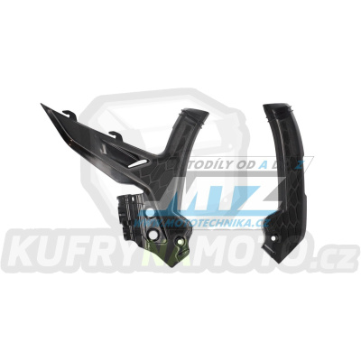 Kryty rámu KTM 125SX+150SX+250SX+300SX + 250SXF+350SXF+450SXF / 23-25 + EXC+EXCF / 24-25 - barva černá