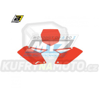 Polepy číslových tabulek (vystřižené) - Suzuki RMZ250 / 07-09 - barva červená