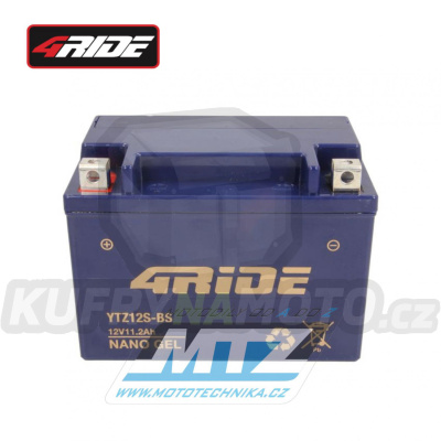Baterie (akumulátor motocyklový) 4RIDE YTZ12S-BS (12V-11Ah)