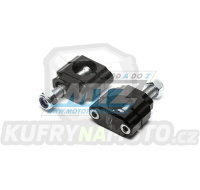 Klemy řidítek Renthal - pro řidítka 22,2mm (hlavní šroub - 12mm) - barva černá