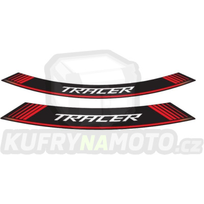 Linka na ráfek PUIG TRACER 9293R červená linky na ráfek - sada 8ks