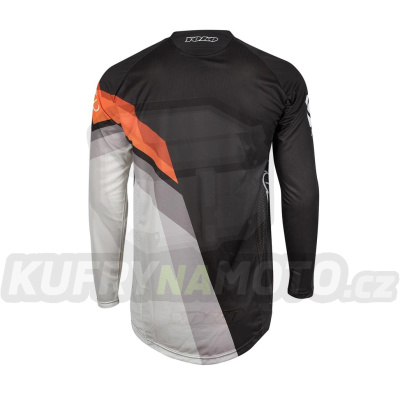 Motokrosový dres YOKO VIILEE černý / bílý / oranžový M
