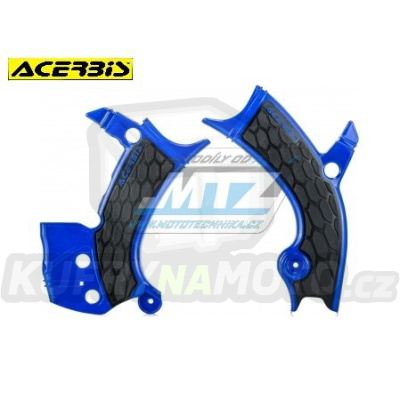 Kryty rámu Yamaha YZF250 / 19-23 + YZF450 / 18-22 + WRF450 / 19-23 + WRF250 / 20-24 + Fantic - barva modro-černá