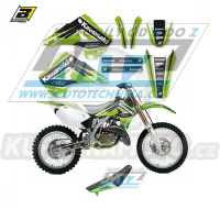 Polepy s potahem sedla (sada polepů a potah sedla Dream) - Kawasaki KX125+KX250 / 03-08 - typ polepů Dream4