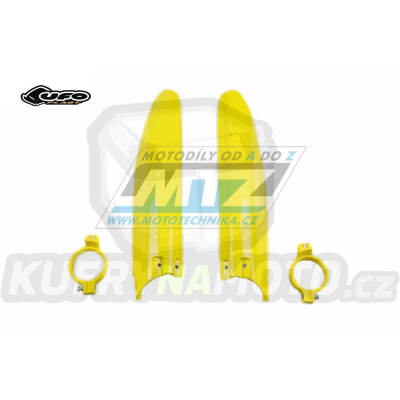 Kryty předních vidlic Suzuki RM125+RM250 /  04-06 + RMZ450 / 05-06 - barva žlutá