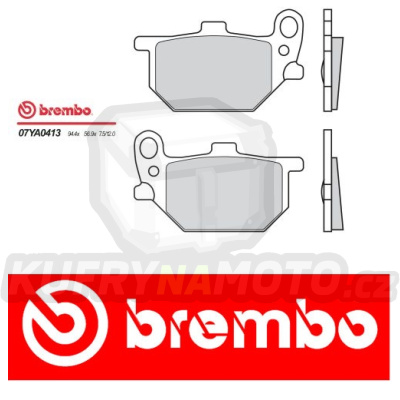 Brzdové destičky Brembo SUZUKI RD E, F 250 r.v. Od 78 - 79 směs Originál Přední