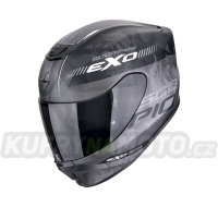 Moto přilba SCORPION EXO-391 AVA matná černo/stříbrná