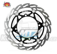Kotouč brzdový PLOVOUCÍ - Moto Master Factory zubatý desing "FLAME" 112085 (vnější průměr 270mm)