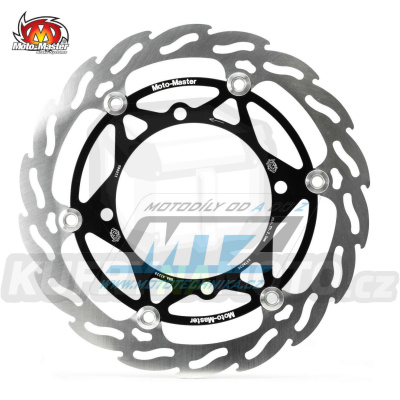 Kotouč brzdový PLOVOUCÍ - Moto Master Factory zubatý desing &quot;FLAME&quot; 112085 (vnější průměr 270mm)