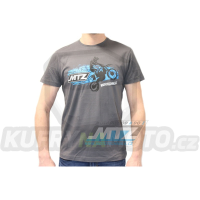 Tričko MTZ s potiskem (barva šedá Light Anthracite) - velikost XL