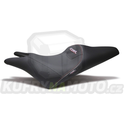 Komfortní sedlo SHAD SHH0B6209 černé, červené švy