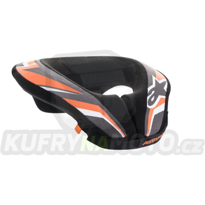 nákrčník SEQUENCE YOUTH, ALPINESTARS, dětský (černá/oranžová/bílá) 2024