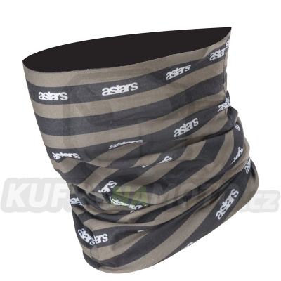 nákrčník VINTAGE NECK TUBE, ALPINESTARS (černá/zelená)