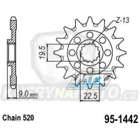 Kolečko řetězové (pastorek) 1442-12zubů MTZ - Suzuki RMZ250 / 13-23