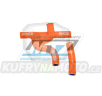 Hadice chladiče KTM 250EXC+300EXC / 08-11 + Husaberg TE250+TE300 - oranžové (sada 2ks)
